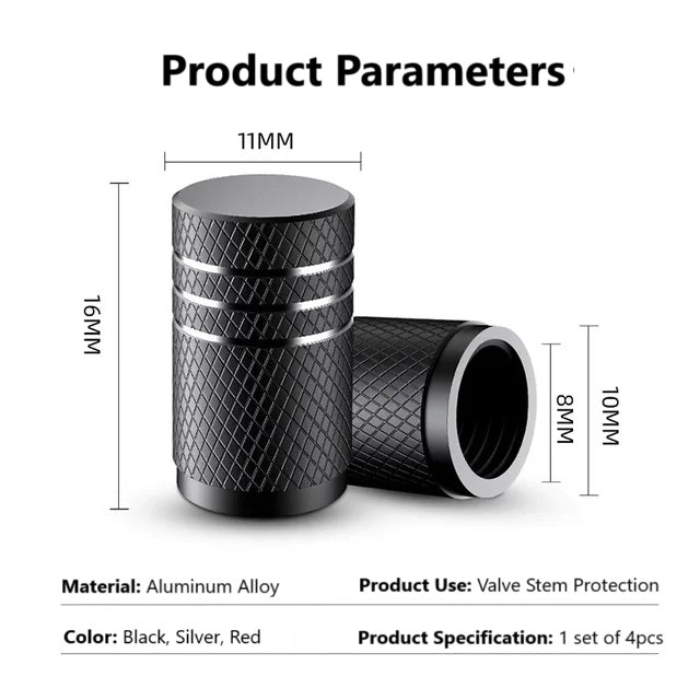 Aluminum Car Tire Valve Stem Cap